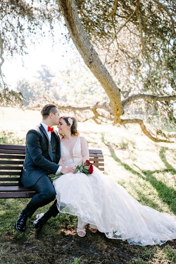 Stephanie and Nicholas' wedding day in Melbourne, frame 256