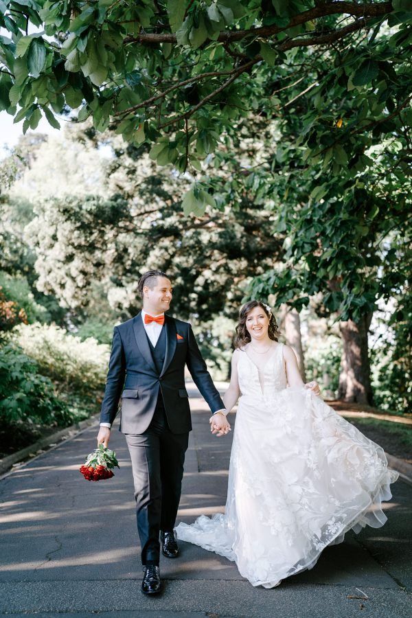Stephanie and Nicholas' wedding day in Melbourne, frame 292