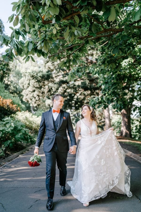 Royal Botanic Gardens Melbourne wedding, Stephanie and Nicholas, frame 293