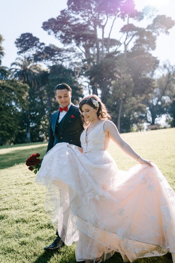 Royal Botanic Gardens Melbourne wedding, Stephanie and Nicholas, frame 299