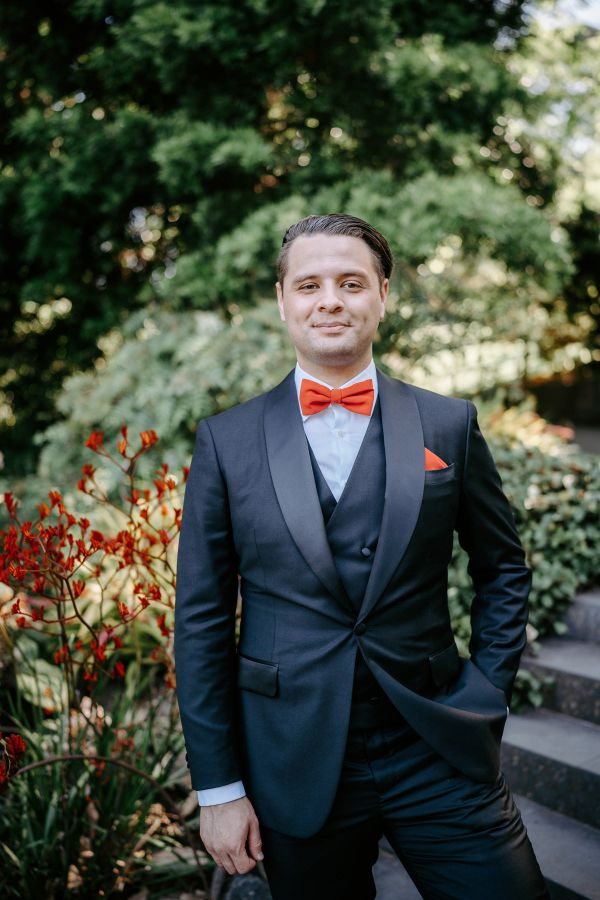 Stephanie and Nicholas' wedding day in Melbourne, frame 301