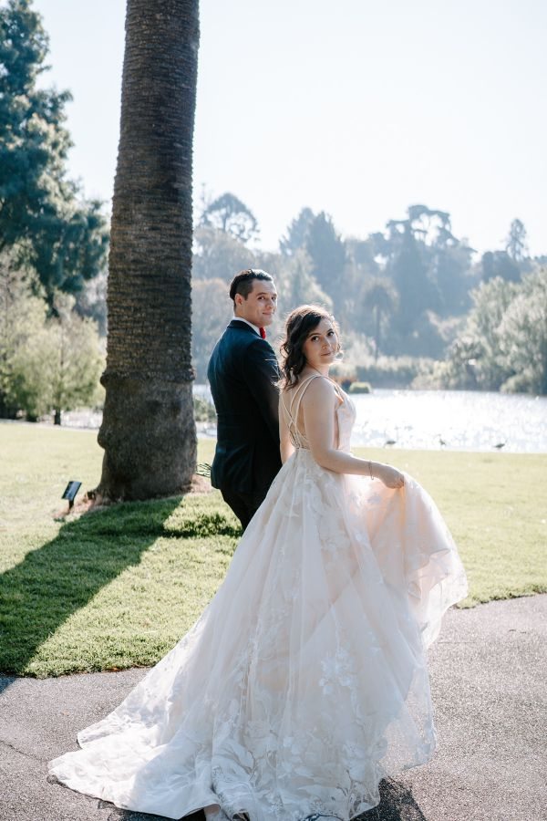 Stephanie and Nicholas' wedding day in Melbourne, frame 313