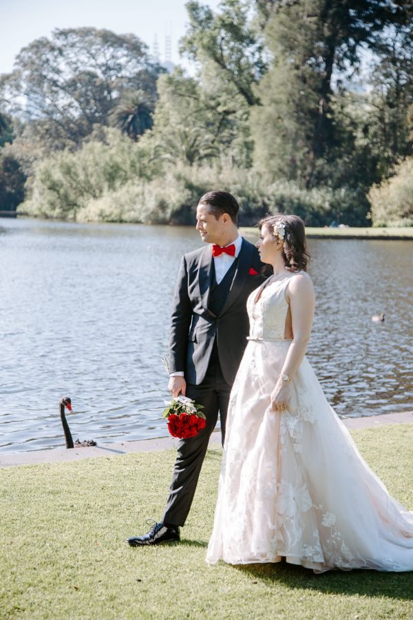 Royal Botanic Gardens Melbourne wedding, Stephanie and Nicholas, frame 317