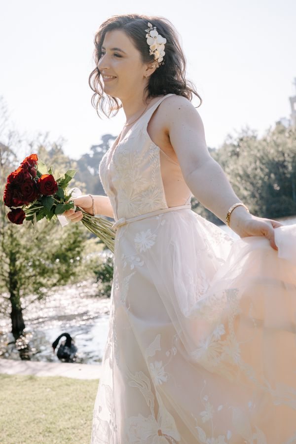 Stephanie and Nicholas' wedding day in Melbourne, frame 328