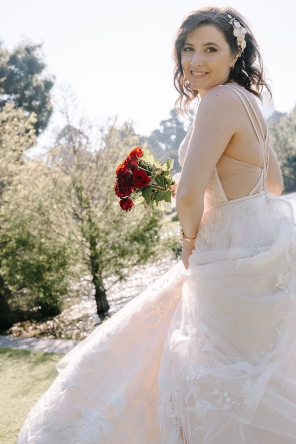 Royal Botanic Gardens Melbourne wedding, Stephanie and Nicholas, frame 329