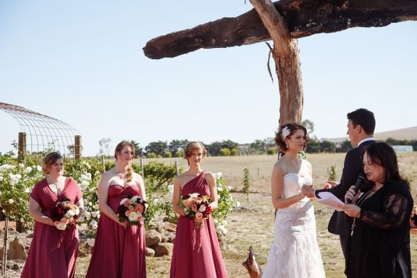 Kirsty and Brendan's wedding day in Diggers Rest, frame 106