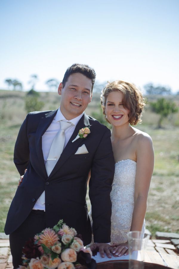 Kirsty and Brendan's wedding day in Diggers Rest, frame 126