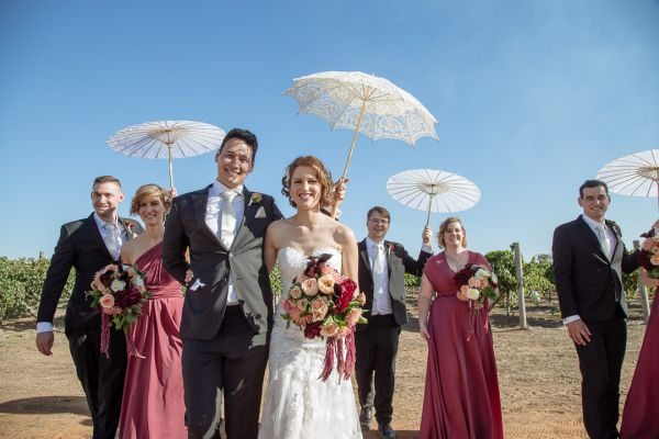 Kirsty and Brendan's wedding day in Diggers Rest, frame 150