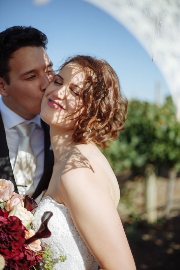 Kirsty and Brendan's wedding day in Diggers Rest, frame 153