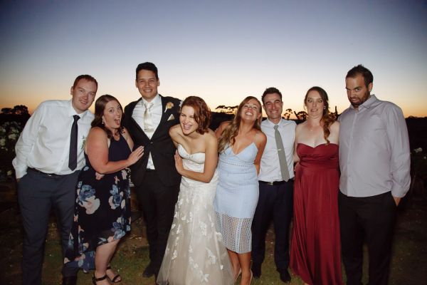 Kirsty and Brendan's wedding day in Diggers Rest, frame 241