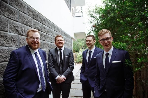 Clare and Emlyn's wedding day in Elwood, frame 058