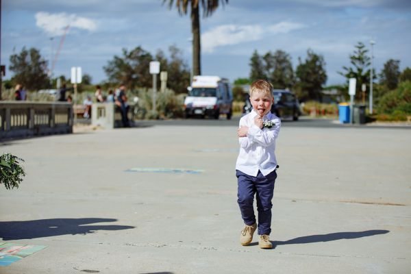 Clare and Emlyn's wedding day in Elwood, frame 088