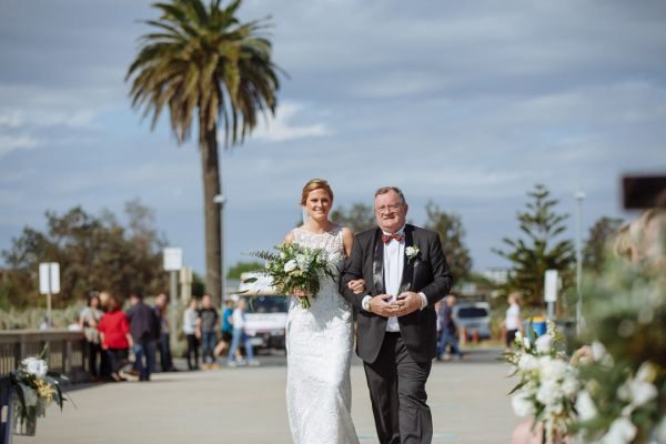 Clare and Emlyn's wedding day in Elwood, frame 097