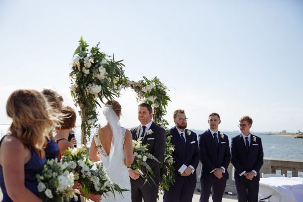 Clare and Emlyn's wedding day in Elwood, frame 112