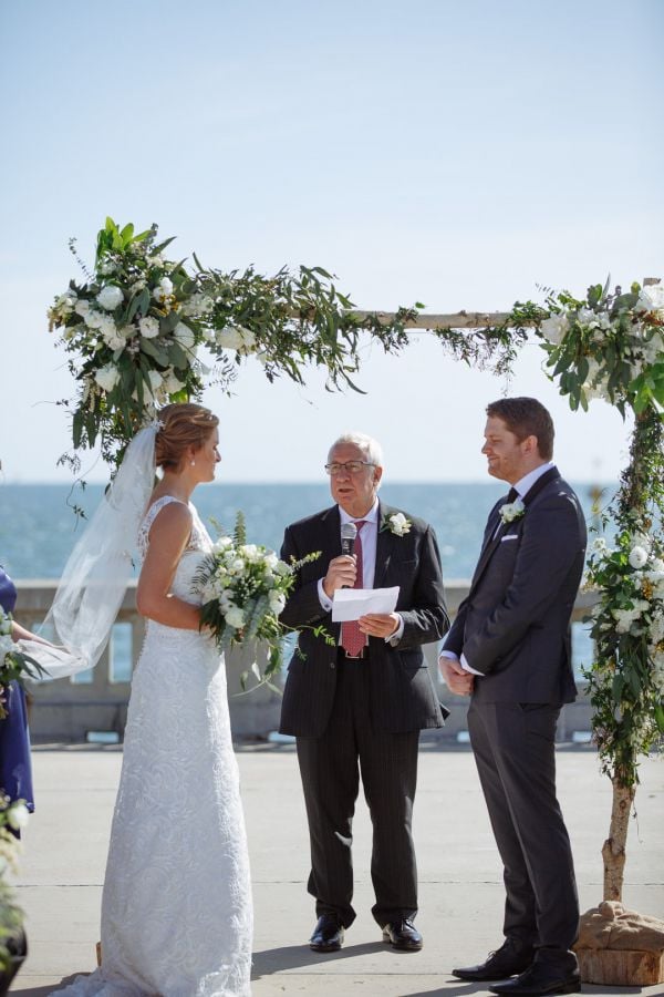 Sails on the Bay wedding, the couple, frame 116