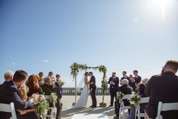 Sails on the Bay wedding, the couple, frame 134
