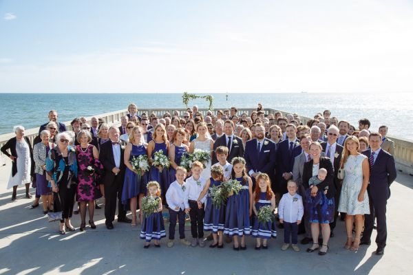 Clare and Emlyn's wedding day in Elwood, frame 148