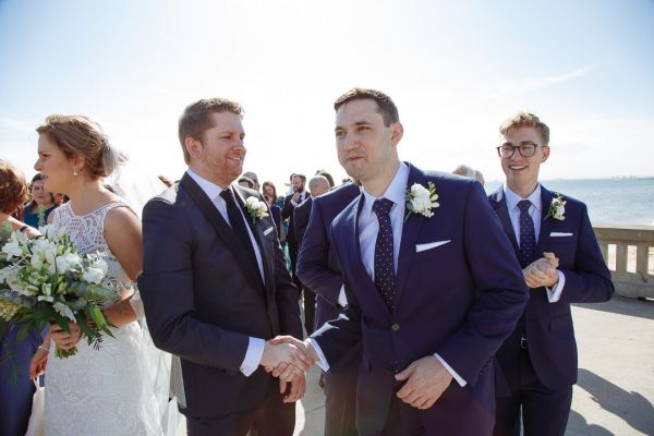 Clare and Emlyn's wedding day in Elwood, frame 151