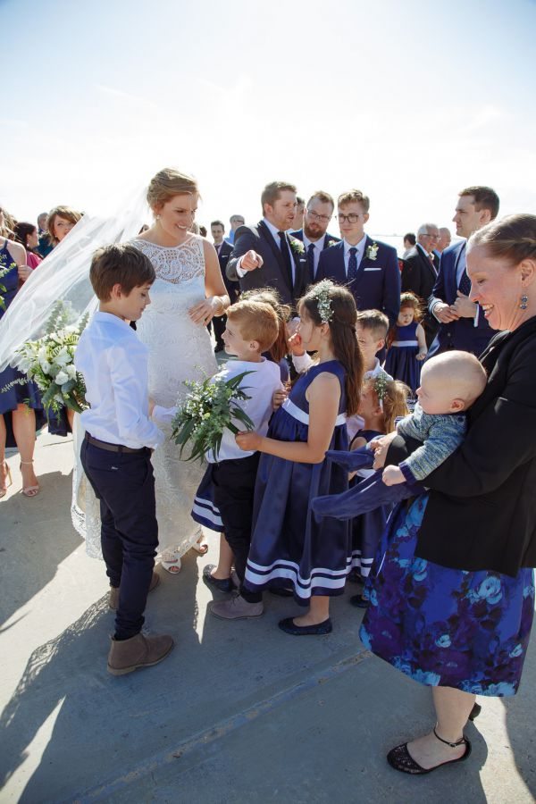 Clare and Emlyn's wedding day in Elwood, frame 154