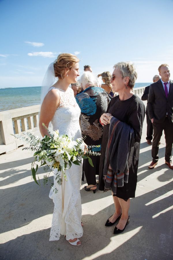 Clare and Emlyn's wedding day in Elwood, frame 157