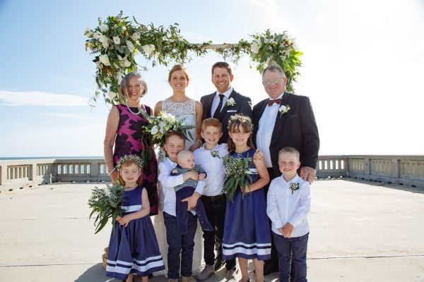 Clare and Emlyn's wedding day in Elwood, frame 166