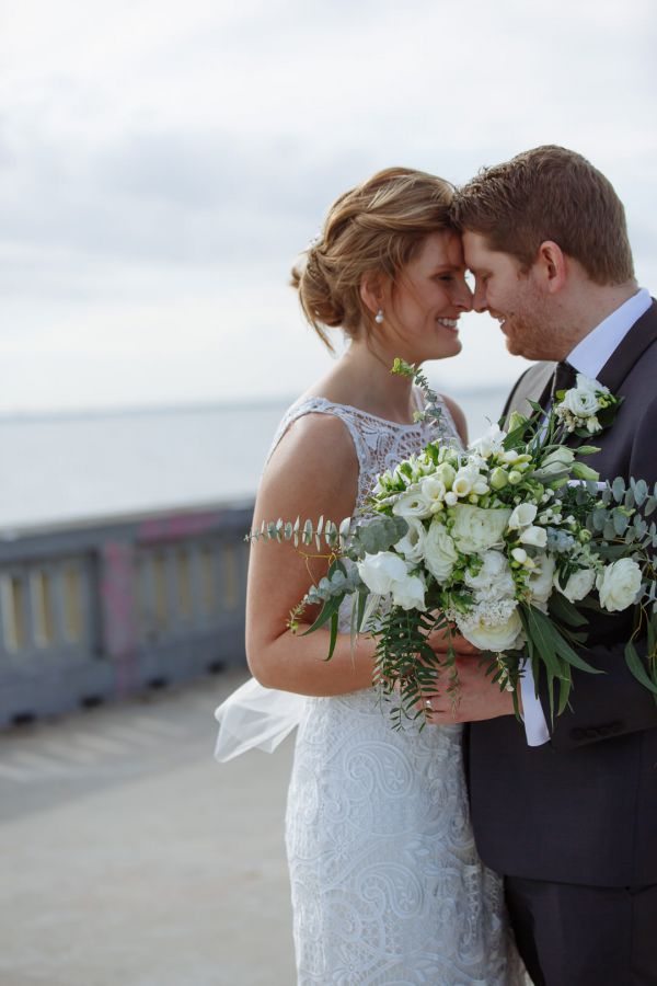 Clare and Emlyn's wedding day in Elwood, frame 187