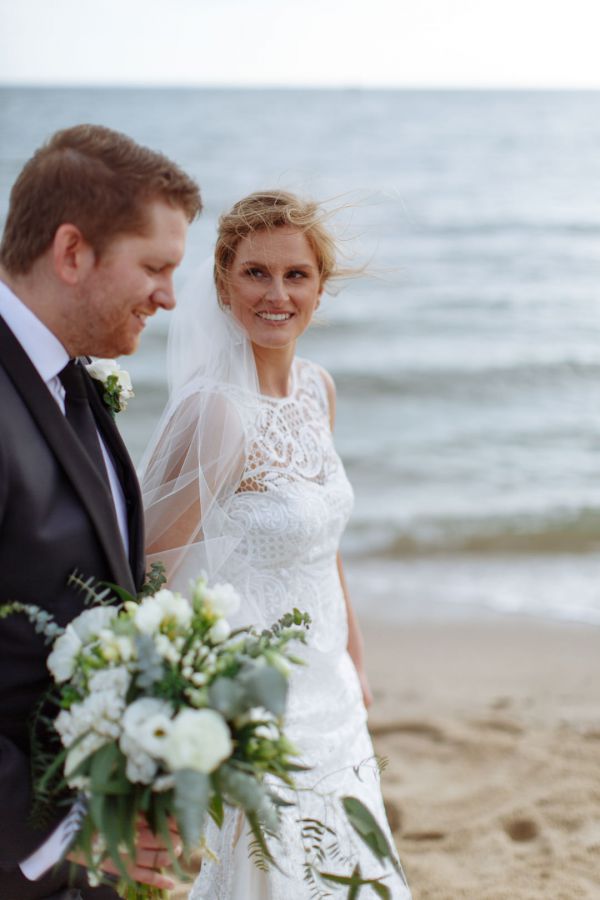 Clare and Emlyn's wedding day in Elwood, frame 199