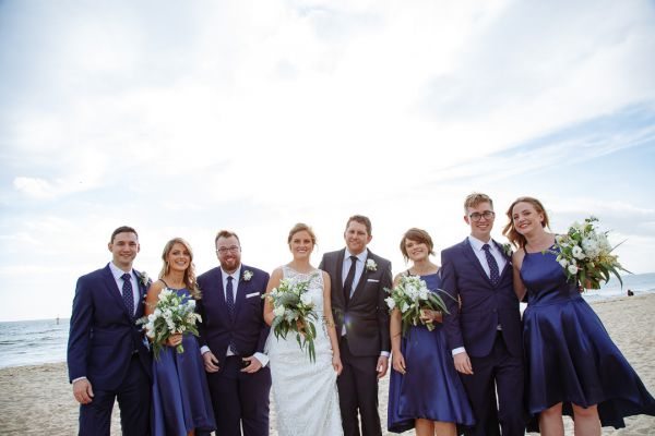 Clare and Emlyn's wedding day in Elwood, frame 205