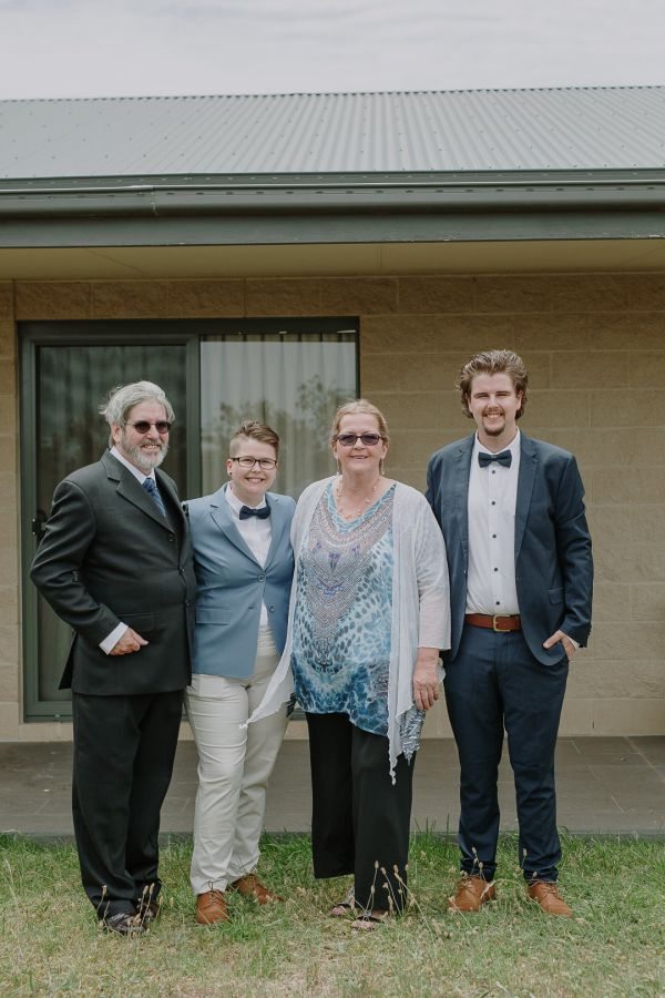 Ruth and Chelsea's wedding day in Point Cook, frame 040