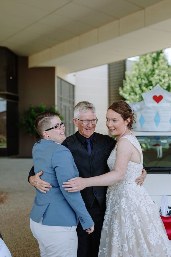 Ruth and Chelsea's wedding day in Point Cook, frame 100