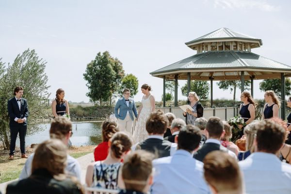 Ruth and Chelsea's wedding day in Point Cook, frame 139