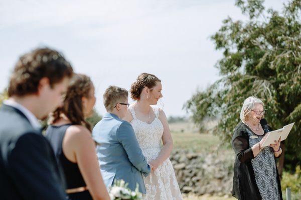 Ruth and Chelsea's wedding day in Point Cook, frame 148