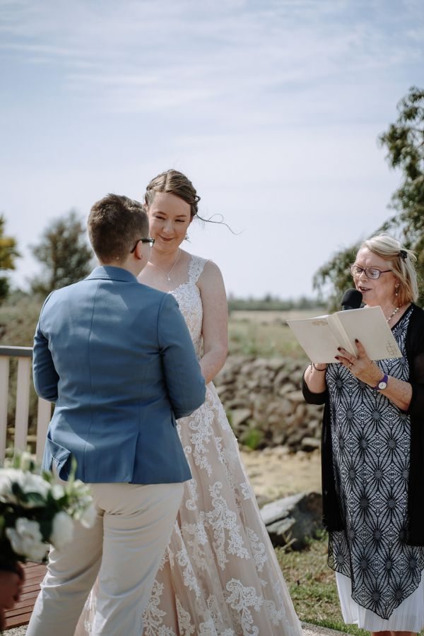 Ruth and Chelsea's wedding day in Point Cook, frame 160