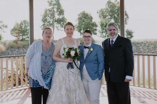 Ruth and Chelsea's wedding day in Point Cook, frame 208