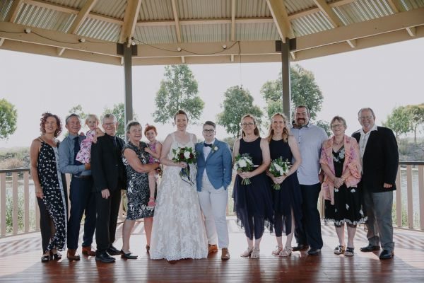 Ruth and Chelsea's wedding day in Point Cook, frame 211