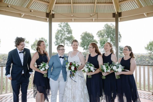Ruth and Chelsea's wedding day in Point Cook, frame 217