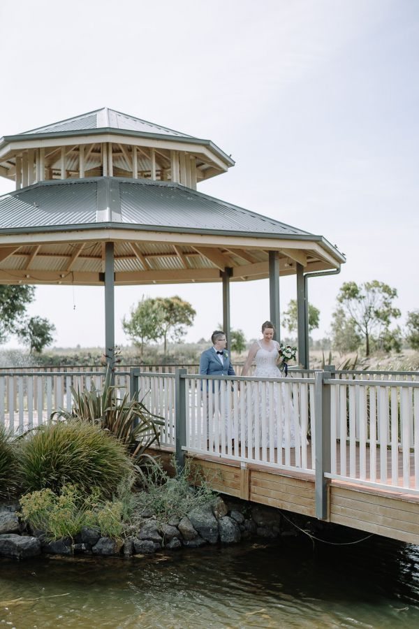 Ruth and Chelsea's wedding day in Point Cook, frame 220