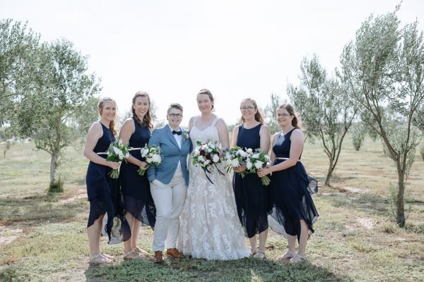 Ruth and Chelsea's wedding day in Point Cook, frame 229