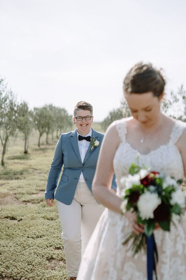 Ruth and Chelsea's wedding day in Point Cook, frame 244