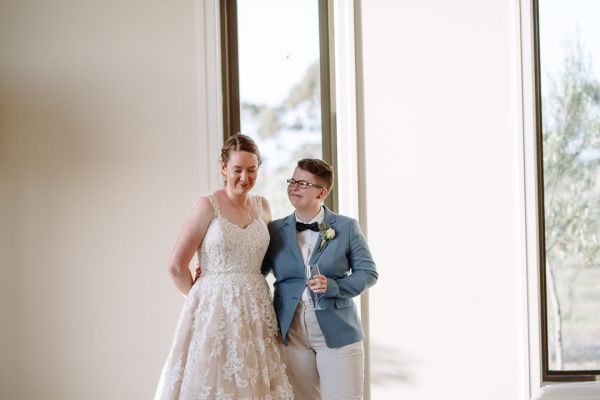 Ruth and Chelsea's wedding day in Point Cook, frame 331