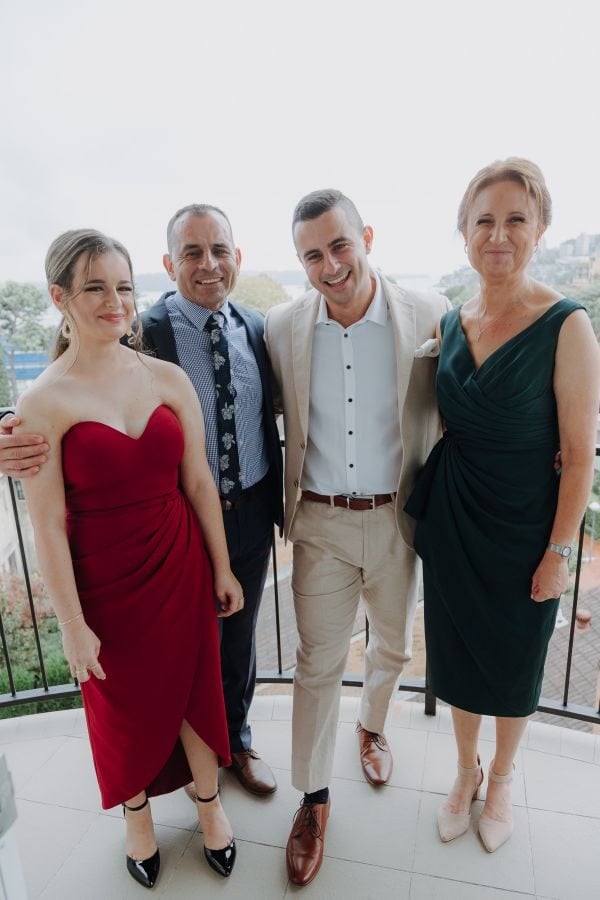 Sarah and George's wedding day in Mosman, frame 010