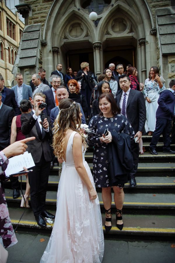 Bianca and Mark's wedding day in Melbourne, frame 145