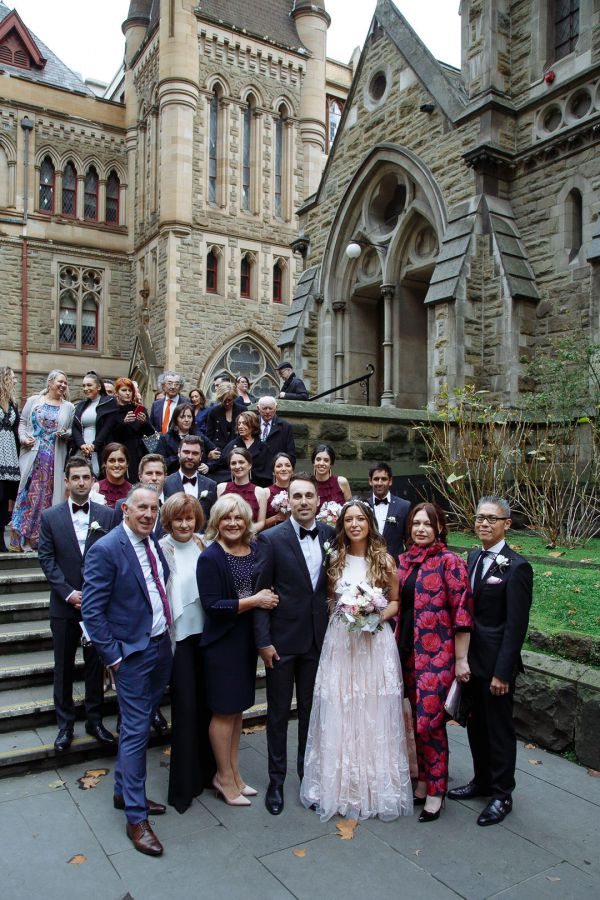 Bianca and Mark's wedding day in Melbourne, frame 157