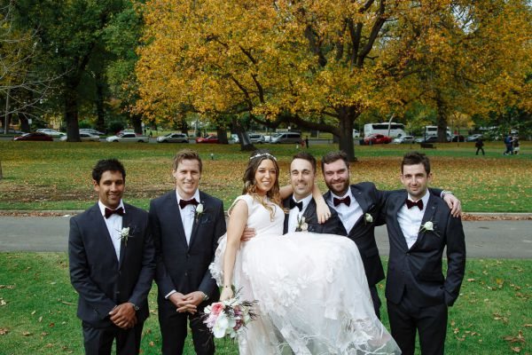 Bianca and Mark's wedding day in Melbourne, frame 175