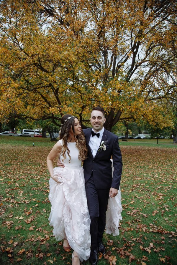 Bianca and Mark's wedding day in Melbourne, frame 214