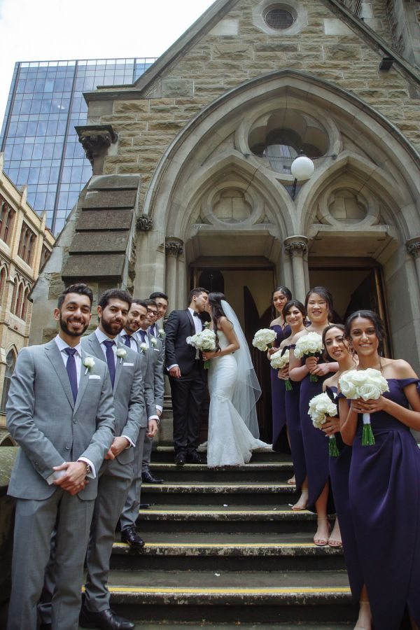 Helen and Jonathan's wedding day in Melbourne, frame 196