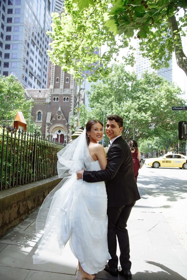 Helen and Jonathan's wedding day in Melbourne, frame 208