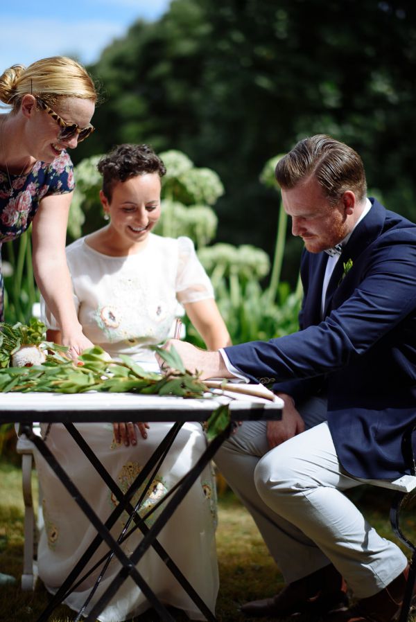 Sarah and Jye's wedding day in Healesville, frame 121
