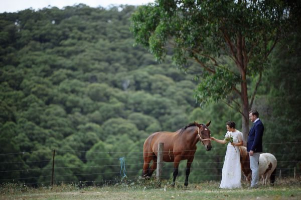 Sarah and Jye's wedding day in Healesville, frame 205