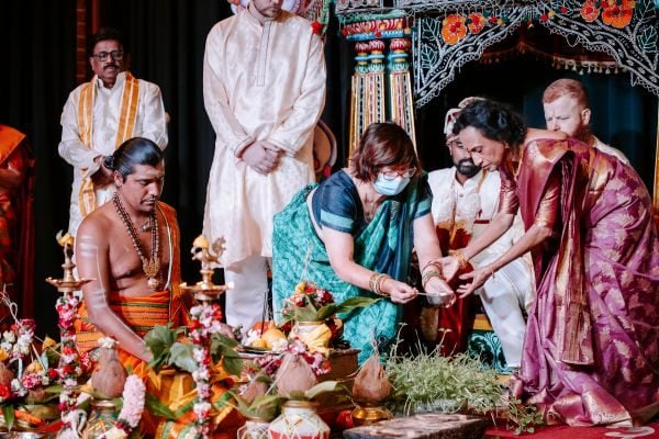 Wedding photograph 003 from Felice and Praz's day at Sydney Murugan Temple